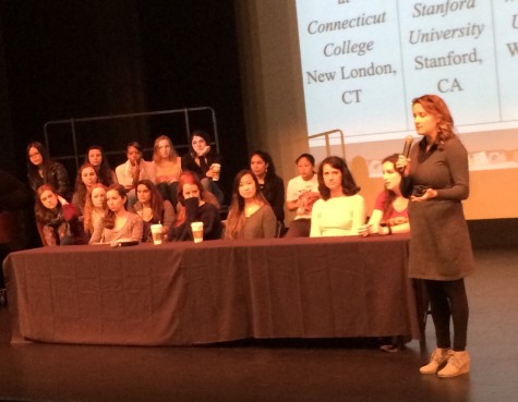 Alumnae return and speak with student body about college