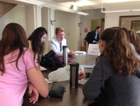 College representatives begin visits to campus