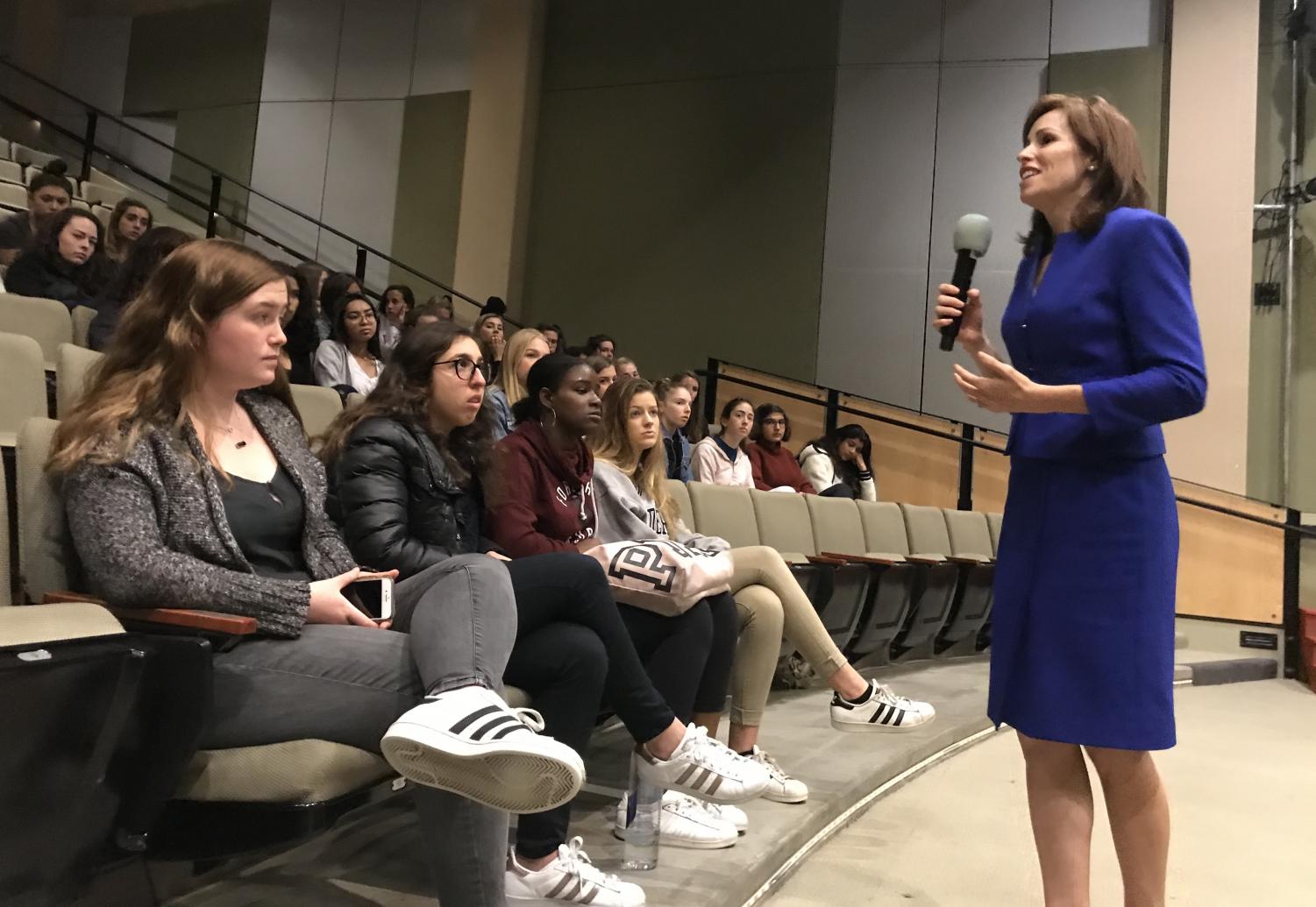 Anna Fletcher presents about female empowerment and her personal experiences as a women in politics. A new club at Convent, Empow(h)er addresses similar issues.