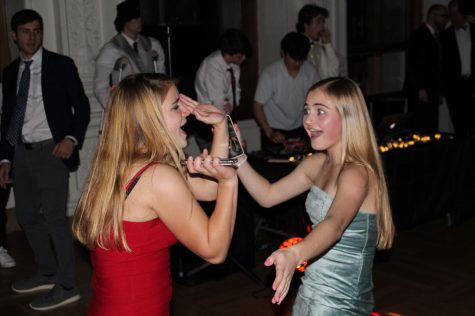 Students attend dance