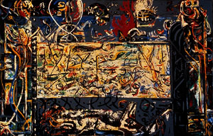 Jackson Pollock’s Guardians of the Secret will be featured in The Anniversary Show at SFMOMA from Dec. 19-Jan. 16. The museum hosted Pollock’s first solo museum exhibition in 1945.