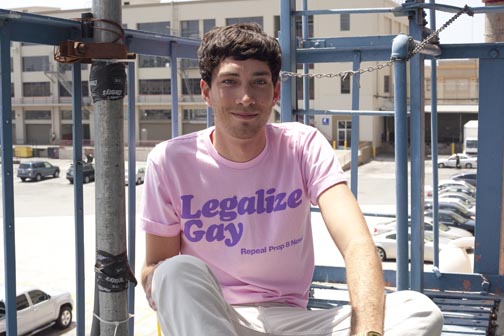 AMERICAN APPAREL | with permission “Legalize Gay” shirts are sold at American Apparel for $17. A similar clothing line is sold at Marc Jacobs. 