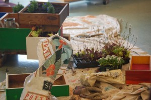 Students and parents were given the option of planting seeded paper as a symbolic tribute to the earth. Extra paper was offered for students and parents to take home to be planted in their own gardens.