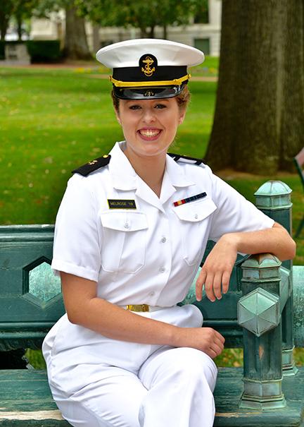 Alumna makes waves at US Naval Academy