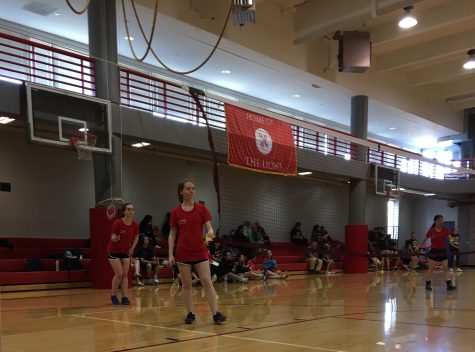 The badminton team wins 4-1 against Athenian High School on their home court. The team lost to University High School last game, breaking their undefeated streak.