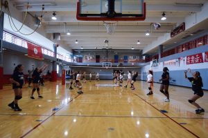 Volleyball and cross-country teams get a head start on tryouts, training