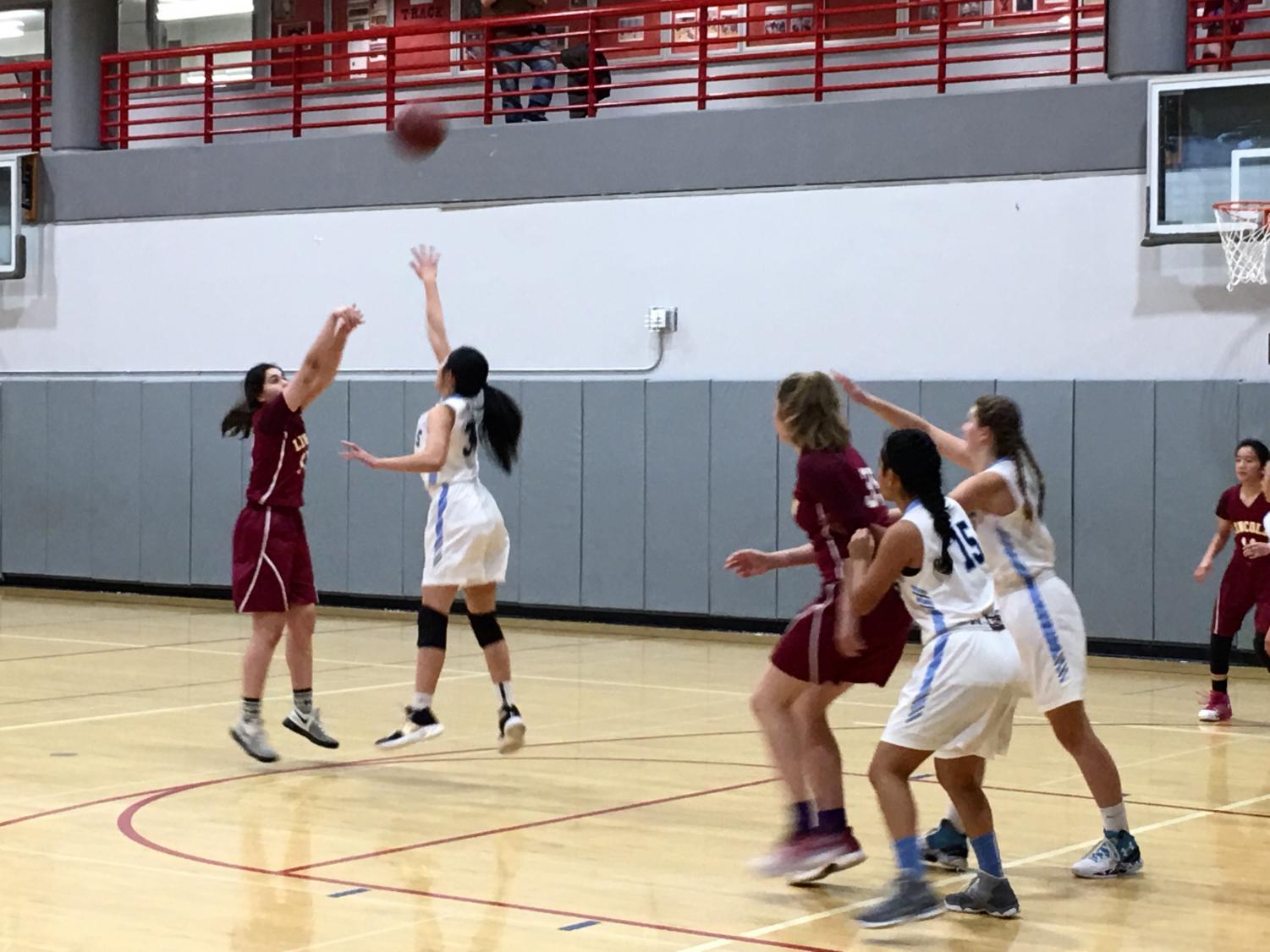 Lincoln shoots on Bay during the first of the 11 games of the Classic. Convent's first game will be against the winner of this game at 5:30 p.m. on Friday.