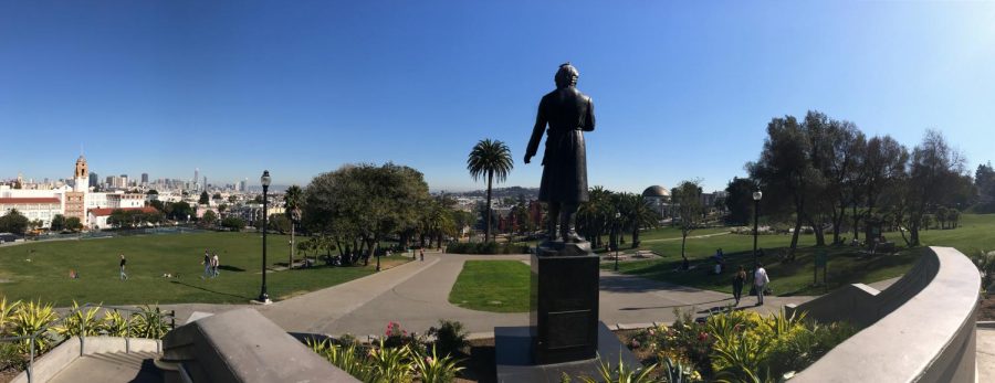Mission Dolores Park is best known for picnics and and tanning on sunny days. Mission Dolores Park is located between Church and Dolores streets. 