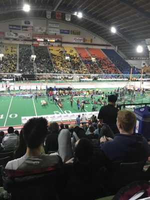 Eleven Convent & Stuart Hall runners competed their first meet of the 2018 season at the 40th annual Simplot Games in Idaho. The team compete on an indoor track constructed of wood which is only 200 meters long compared to a standard 400 meter track. 
