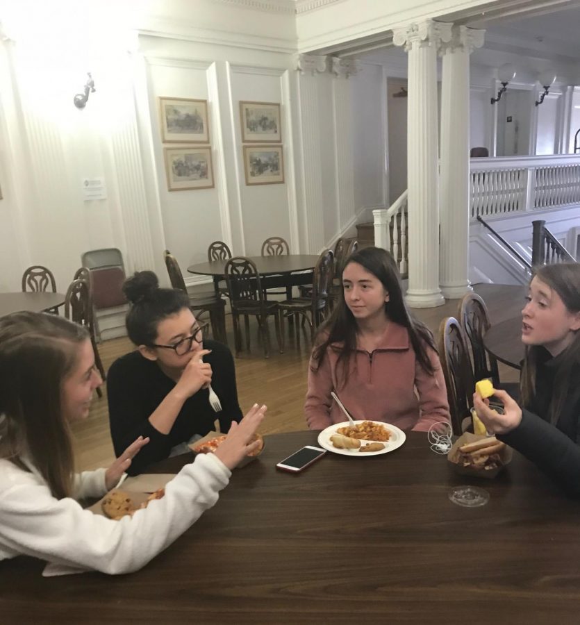 The debate club consists of freshmen and sophomores and meets during lunch every other Tuesday. The club began this year and already consists of over twenty students.

