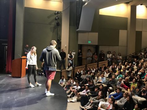 Student body assembles