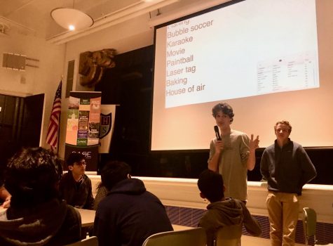Juniors discuss retreat, social event during class meeting