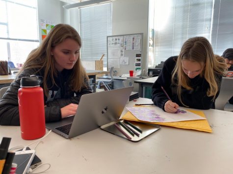 Students take on finals