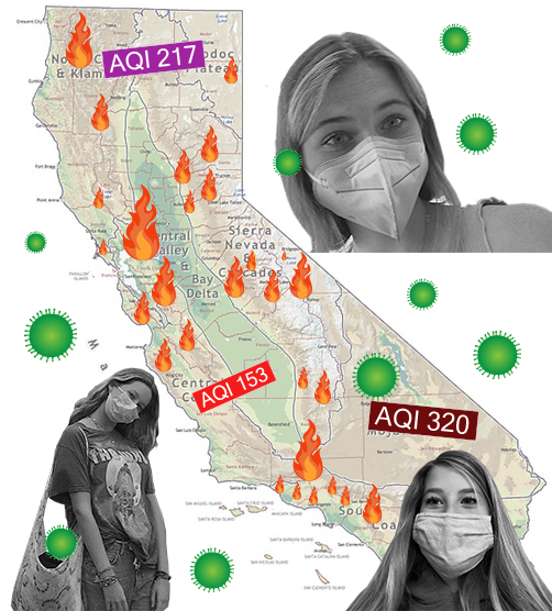 California residents face challenges presented by both wildfires and COVID-19.