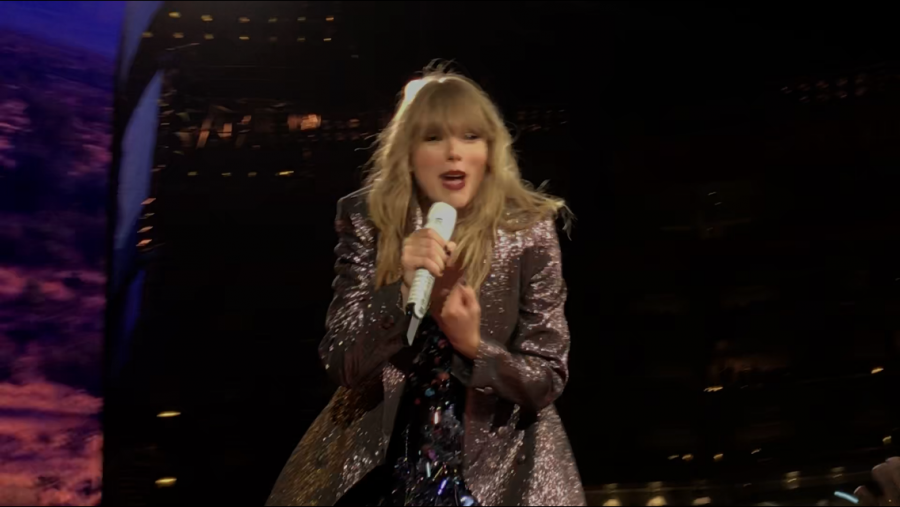 Taylor Swift performs “Getaway Car'' at her “Reputation” stadium tour at Levi’s Stadium in Santa Clara, California on May 12, 2018. The show was the fourth of the 40 that took place on the American leg of the tour.
