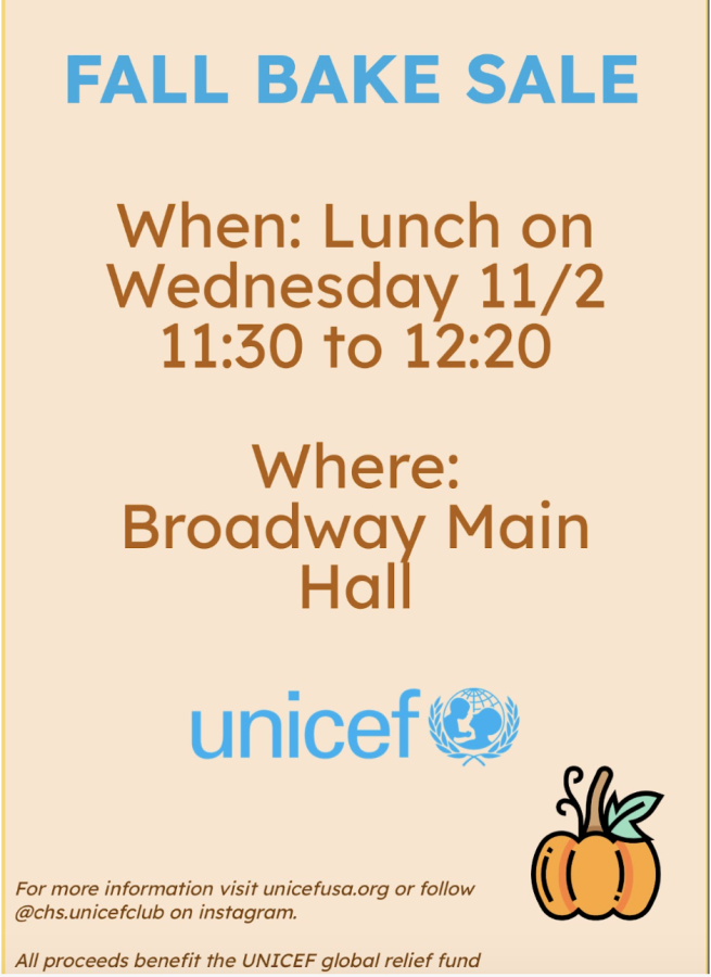 UNICEF+bake+sale