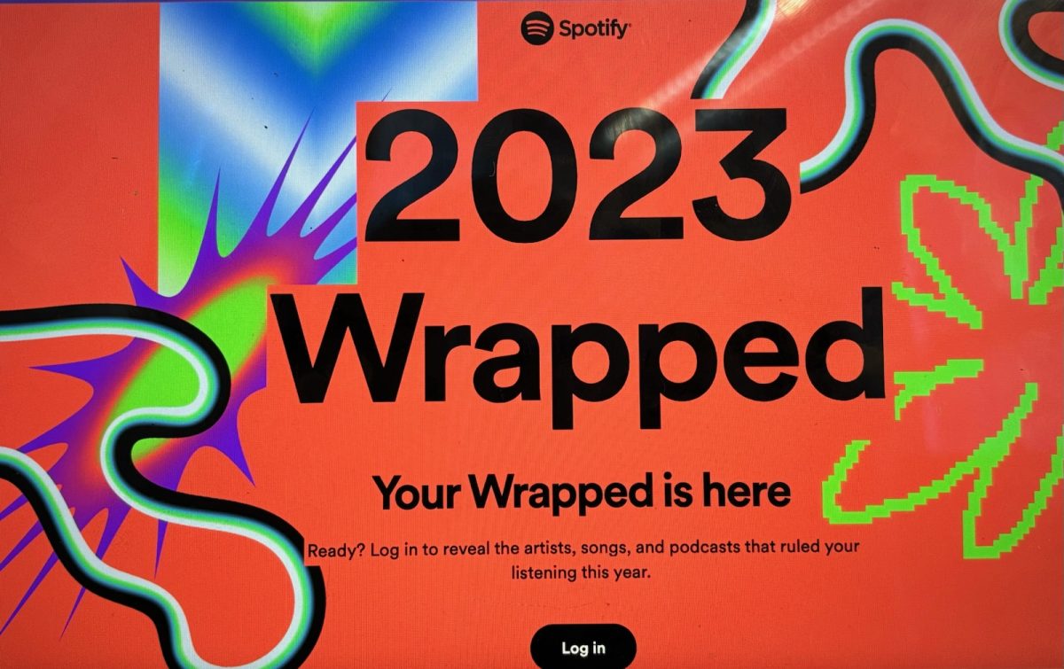Spotifys+2023+Wrapped+is+released.+This+is+the+11th+year+that+the+music+streaming+platform+has+put+out+users+listening+statistics+in+this+format.