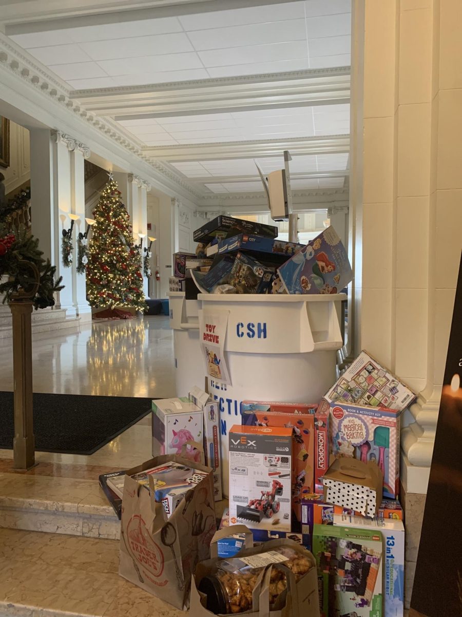 The drop off boxes for the holiday toy drive are available at both campuses until Friday the 15th. The toys needed range all ages and the drive is being run through Urban Angels, a local nonprofit.