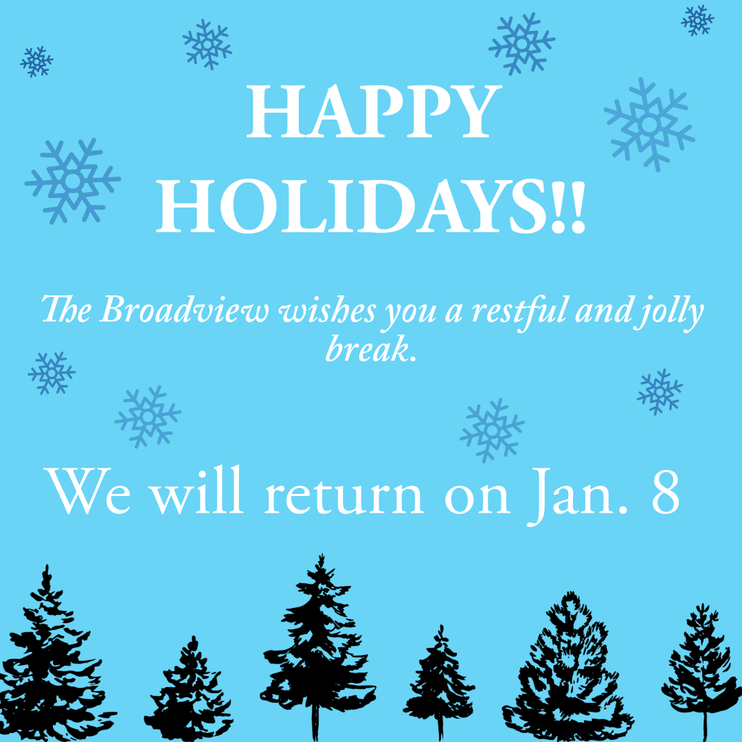 Happy holidays from The Broadview!