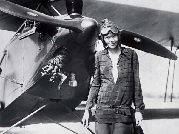 Amelia Earhart, a commonly celebrated women for her achievements in aviation, posing with her aircraft. Women’s History Month, meant to celebrate influential women, was first honored as a local celebration in Santa Rosa, California 1978.