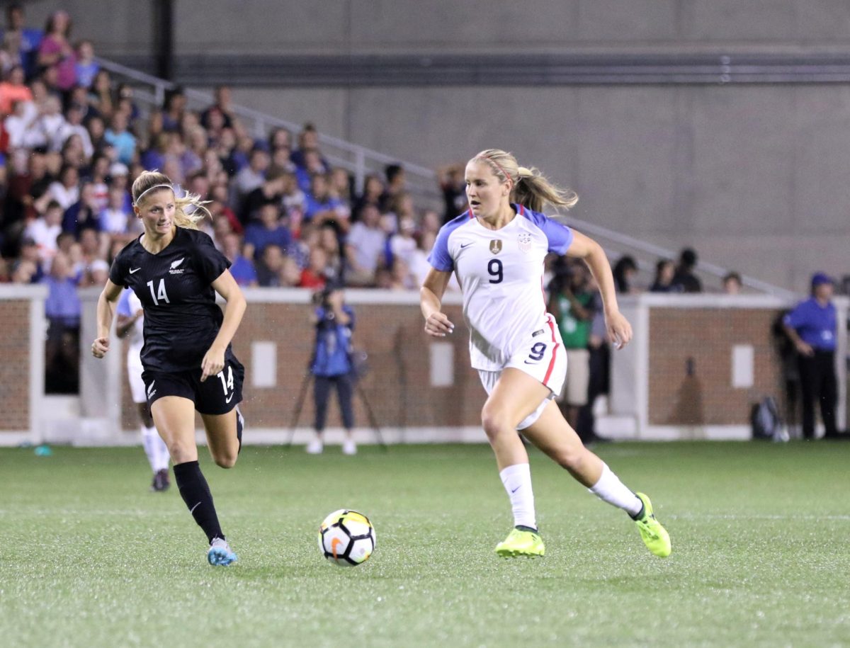 The USWNT played in the 2019 Womens World Cup with midfielder Lindsey Horan scoring in the group stage against New Zealand. Lindsey Horan has played as a midfielder for the USWNT for over a decade, and is now their current captain. 