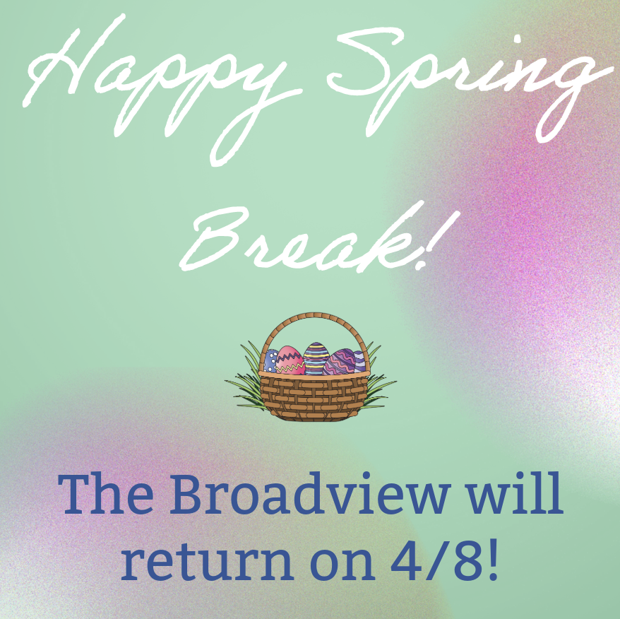 Have a nice spring break!