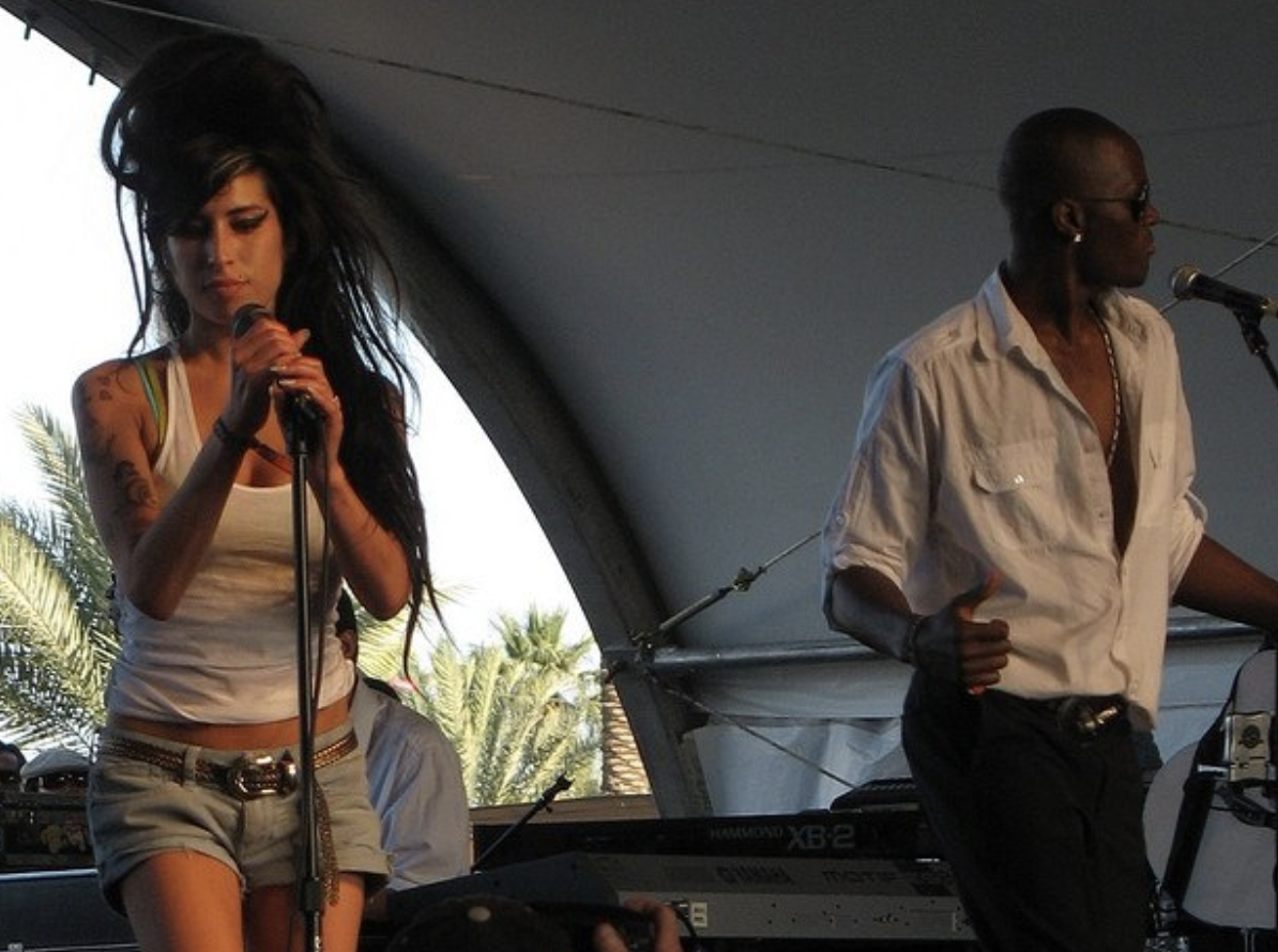 Amy Winehouse performing at the Coachella festival in 2007. The festival has been around since 1999 and has expanded greatly since then.