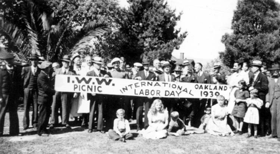 American workers gather to celebrate labor day in the 1930s. Labor Day has been celebrated on the first Monday of September each year since 1882 to commemorate American workers and their effort and contributions.