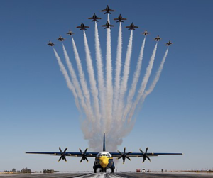 The Blue Angels debut a formation called “Super Delta”. It was performed at Naval Air Facility El Centro, California for the first time after training for it in 2020 and 2021.