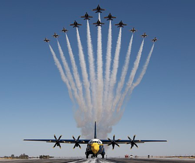 The Blue Angels debut a formation called “Super Delta”. It was performed at Naval Air Facility El Centro, California for the first time after training for it in 2020 and 2021.