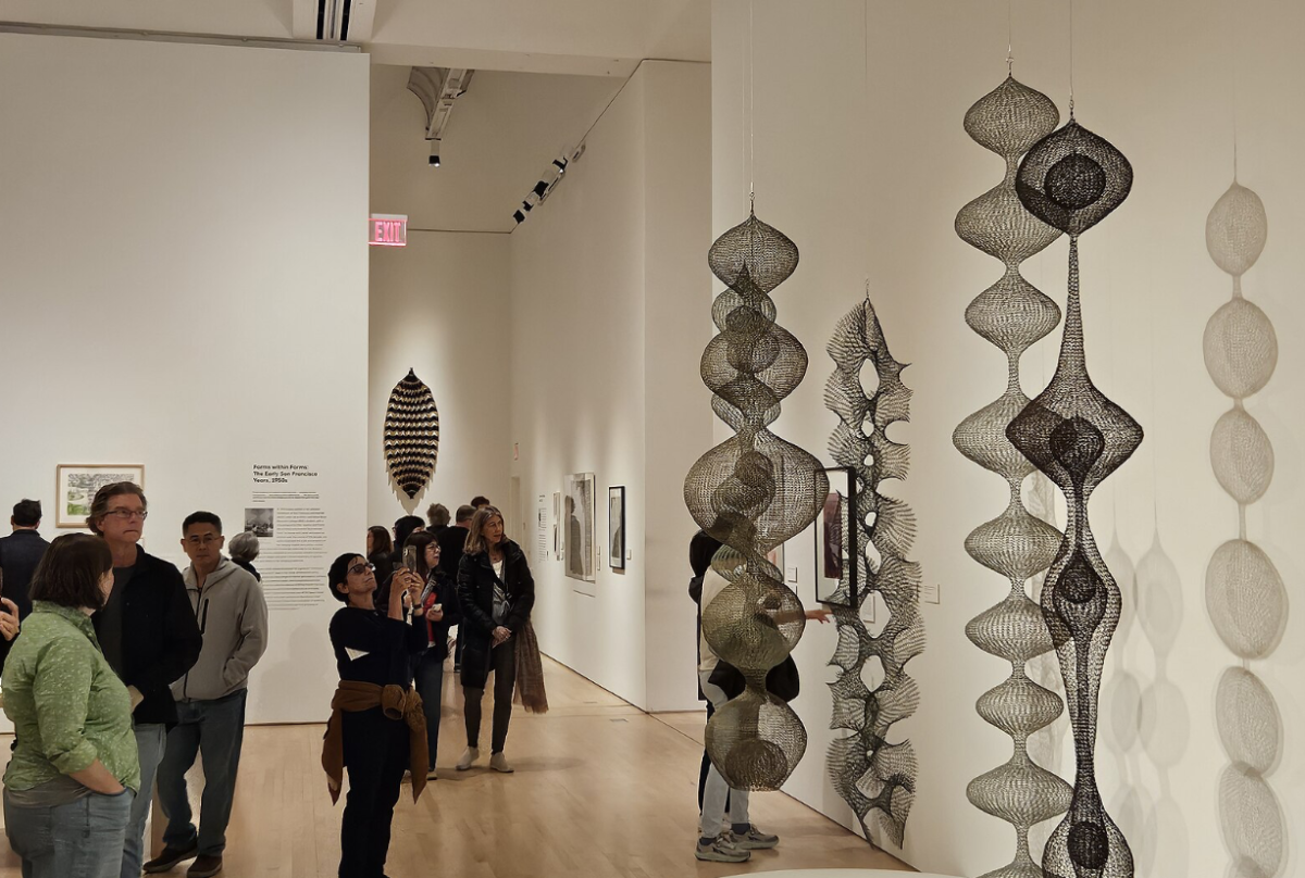 The Ruth Asawa: A Retrospective Exhibition at the SF MoMa has been a citywide sensation, capturing audiences with its unique nature and representation of individualized modern art. The exhibition will be open through Feb. 7, inspiring all generations until its last days under the public eye.