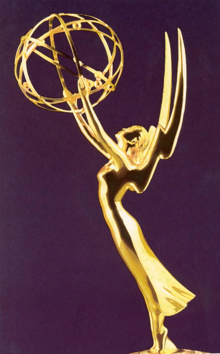 This is what the Emmy Award looks like, which is given to outstanding television works. This award can be given to individual people, big projects and anyone involved in the making of extremely good art.